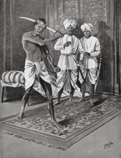 Le dernier acte de Malik Naib Kafur, 1316 après J.-C. - H. M. (after) Burton