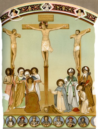 Le Christ en croix, 15ème siècle, 1849 - H Moulin