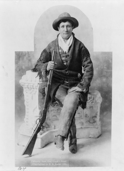 Calamity Jane en éclaireur du général Crook - H. R. Locke