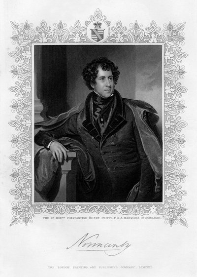 Constantine Henry Phipps, marquis de Normandie, XIXe siècle - H. Robinson