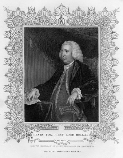 Henry Fox, 1er Baron Holland de Foxley, homme d