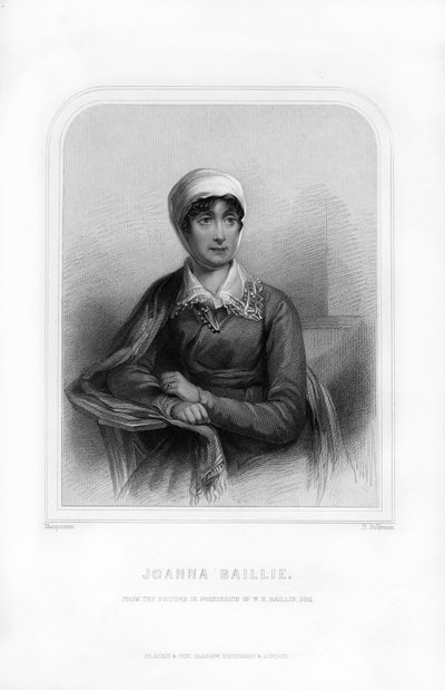 Joanna Baillie, poétesse et dramaturge écossaise, 1870 - H. Robinson