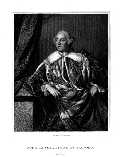 John Russell, 4e Duc de Bedford, homme d
