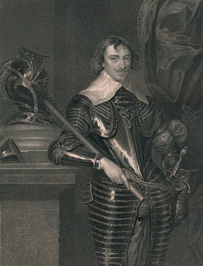 Robert Rich, comte de Warwick, vers les années 1630, début-milieu du 19ème siècle - H. Robinson