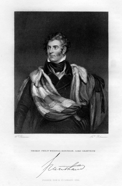 Thomas Philip Weddell Robinson, Lord Grantham, 1829 - H. Robinson