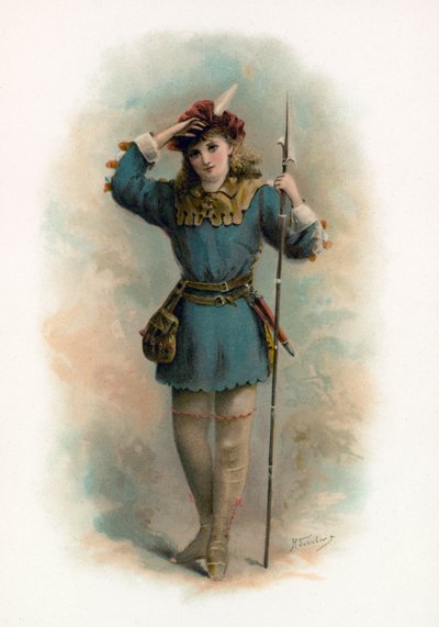 Rosalind de Comme il vous plaira - H. Saunders