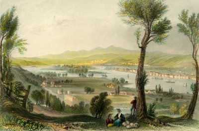Vue du mont Ida près de Troie, vers 1839 - H Wallis