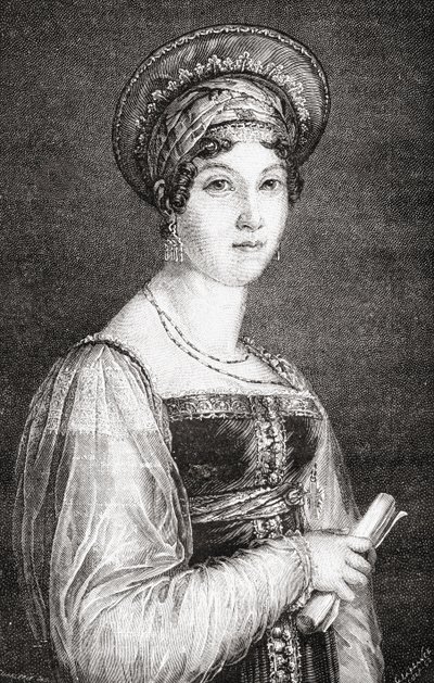 Mademoiselle Mars, gravée par La Plante, de 