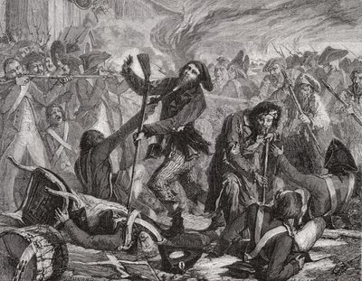Le massacre de la Garde suisse, 10 août 1792 - H. de la Charlerie