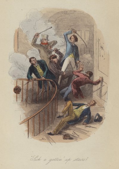 Illustration pour Lewis Arundel ou Le Chemin de fer de la vie par Frank E Smedley - after Hablot Knight Browne