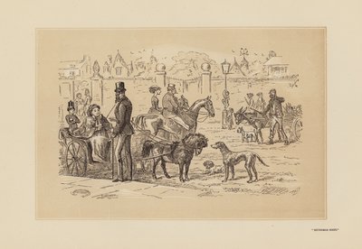 Les extrêmes se rencontrent - Hablot Knight (1815 92) Browne