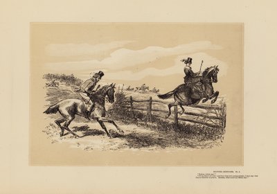 Croquis de chasse, n° 3, Suis mon chef, hein ? (gravure) - Hablot Knight (1815 92) Browne