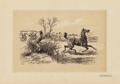Croquis de chasse, n° 5, Siffler ! (gravure) - Hablot Knight (1815 92) Browne