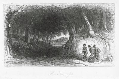 Rues de Londres : Les vagabonds - Hablot Knight (1815 92) Browne