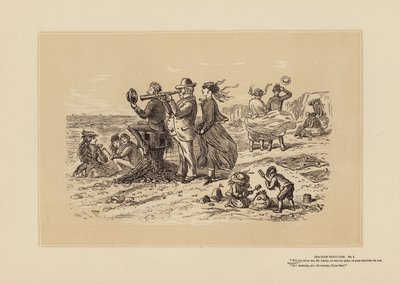 Croquis de bord de mer, n° 5, Très obligeant - Hablot Knight (1815 92) Browne