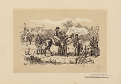 La course de steeple de Tumbletown, n° 12, après la course - Hablot Knight (1815 92) Browne