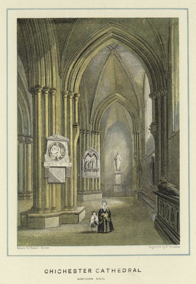 Cathédrale de Chichester, allée nord - Hablot Knight Browne