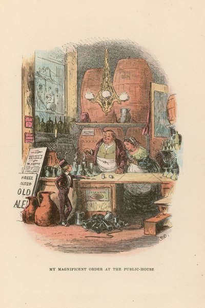Illustration pour David Copperfield - Hablot Knight Browne