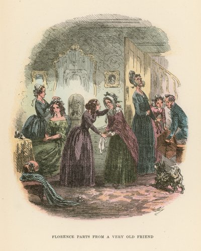 Illustration pour Dombey et Fils - Hablot Knight Browne