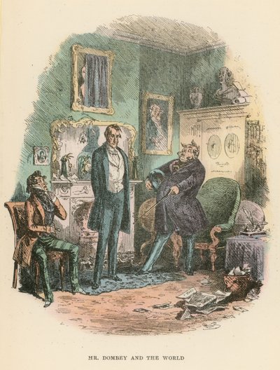 Illustration pour Dombey et Fils - Hablot Knight Browne