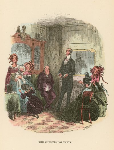 Illustration pour Dombey et Fils - Hablot Knight Browne