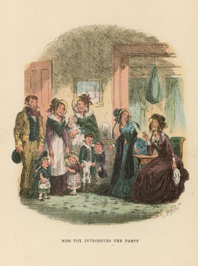 Illustration pour Dombey et Fils - Hablot Knight Browne