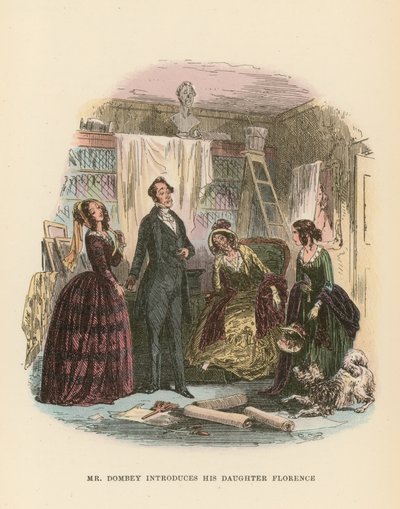 Illustration pour Dombey et Fils - Hablot Knight Browne