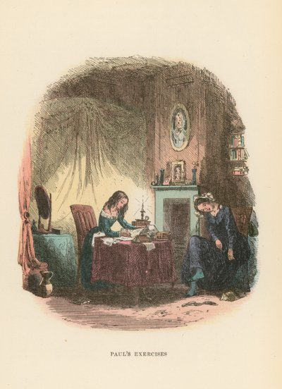 Illustration pour Dombey et Fils - Hablot Knight Browne
