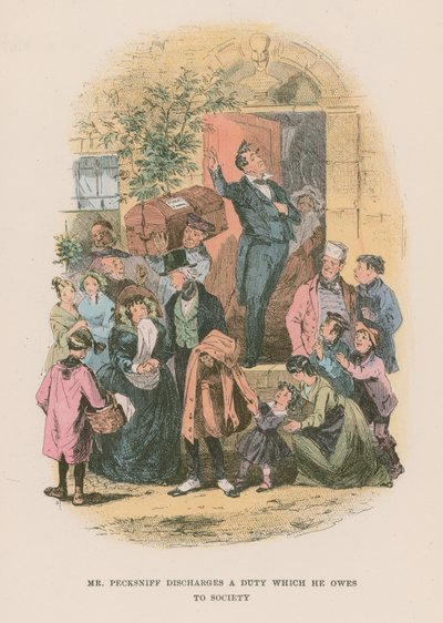 Illustration pour Martin Chuzzlewit - Hablot Knight Browne