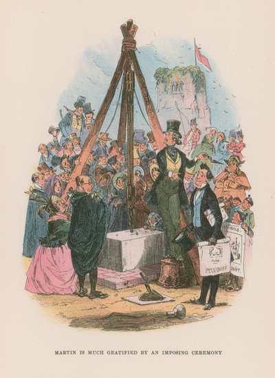 Illustration pour Martin Chuzzlewit - Hablot Knight Browne