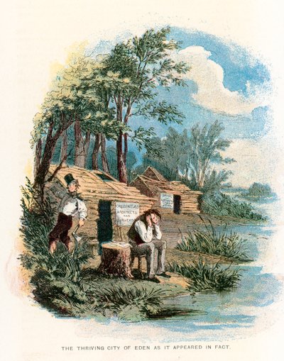 Illustration pour Martin Chuzzlewit - Hablot Knight Browne