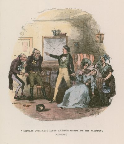 Illustration pour Nicholas Nickleby - Hablot Knight Browne