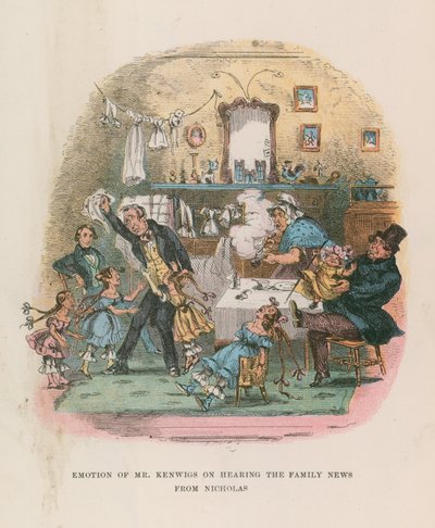 Illustration pour Nicholas Nickleby - Hablot Knight Browne