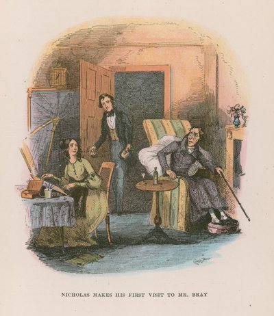 Illustration pour Nicholas Nickleby - Hablot Knight Browne