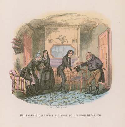 Illustration pour Nicholas Nickleby - Hablot Knight Browne