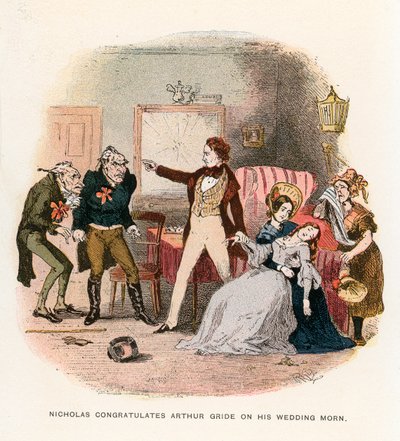 Illustration pour Nicholas Nickleby - Hablot Knight Browne