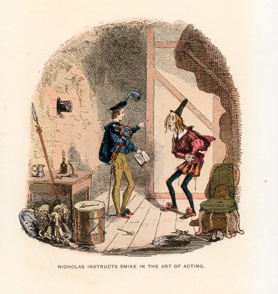 Illustration pour Nicholas Nickleby - Hablot Knight Browne