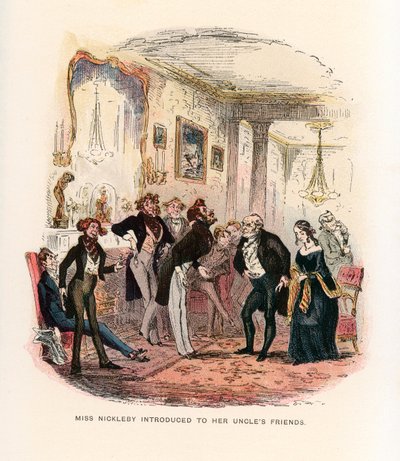 Illustration pour Nicholas Nickleby - Hablot Knight Browne