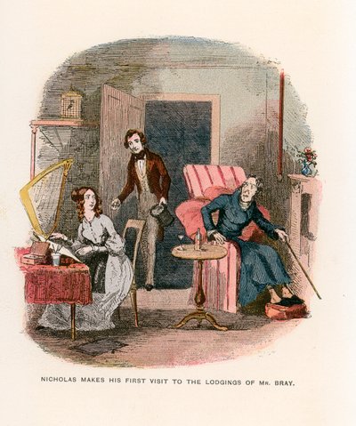 Illustration pour Nicholas Nickleby - Hablot Knight Browne