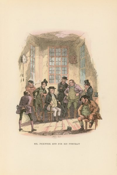 Illustration pour Les Papiers posthumes du Pickwick Club - Hablot Knight Browne