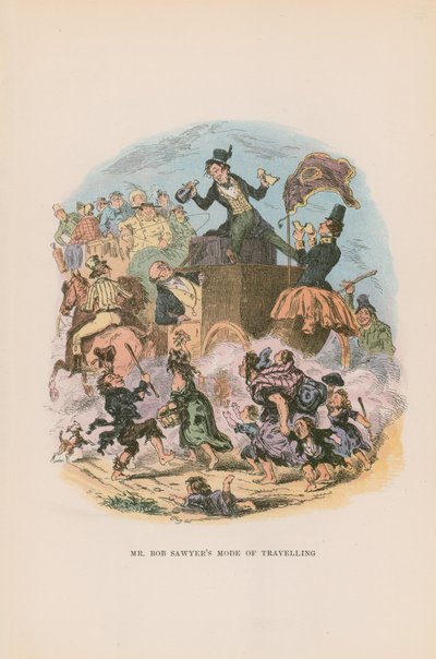Illustration pour Les Papiers de Pickwick - Hablot Knight Browne