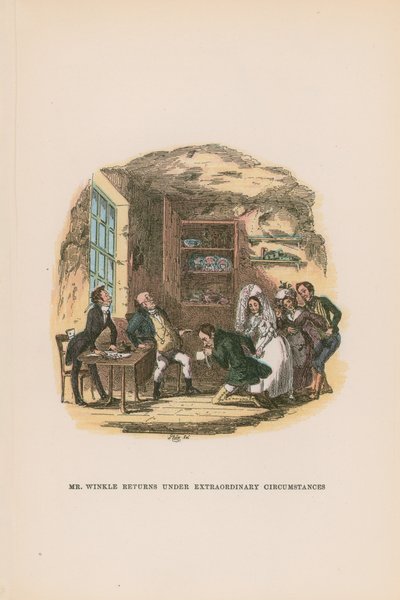 Illustration pour Les Papiers de Pickwick - Hablot Knight Browne