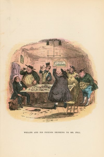 Illustration pour Les Papiers de Pickwick - Hablot Knight Browne