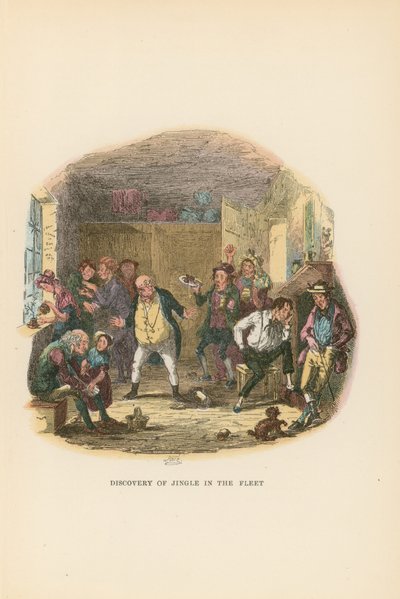Illustration pour Les Papiers de Pickwick - Hablot Knight Browne