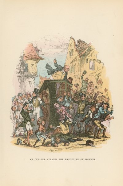 Illustration pour Pickwick Papers - Hablot Knight Browne