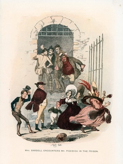 Illustration pour les Papiers Pickwick - Hablot Knight Browne