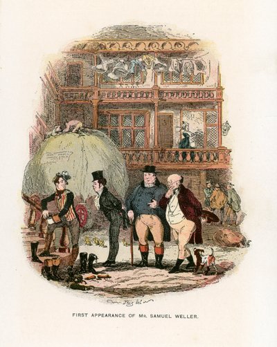 Illustration pour les Papiers Pickwick - Hablot Knight Browne