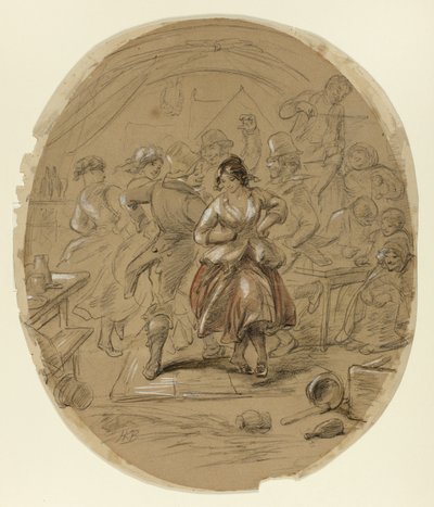 Danse irlandaise - Hablot Knight Browne