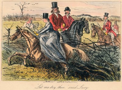 Laisse-moi les essayer, dit Lucy, 1865 - Hablot Knight Browne