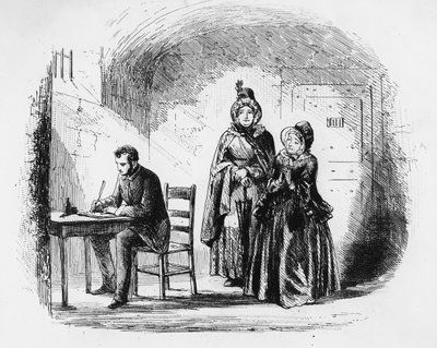 Mme Bagnet revient de son expédition, illustration de 